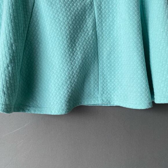 H&M sz XS blue‎ flare mini skirt - Picture 8 of 8